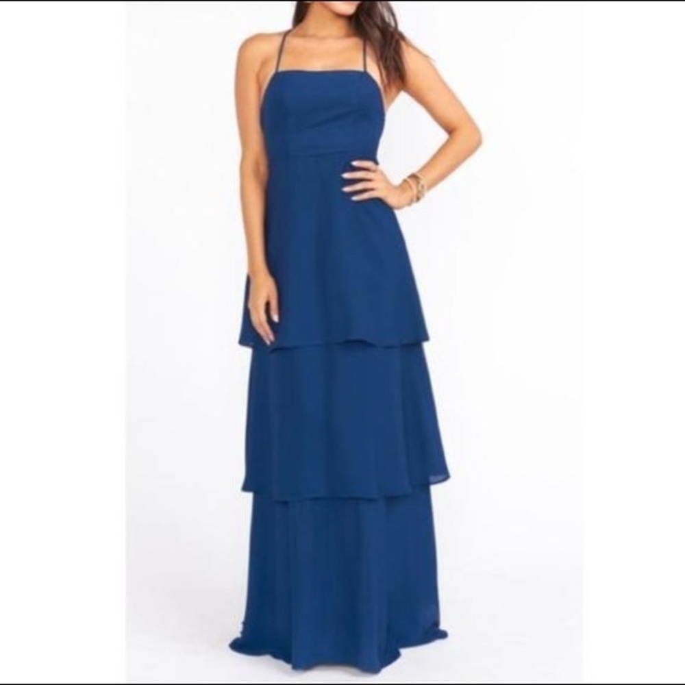 NWT - Show Me Your MuMu Ruffle Maxi Dress